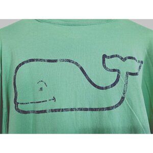 Vineyard Vines Men's L Light Green Long Sleeve Pocket T-Shirt Whale Preppy
